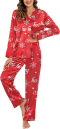 Ekouaer Silk Pajamas For Women 2 Piece Set - Soft Satin Sleepwear Sets