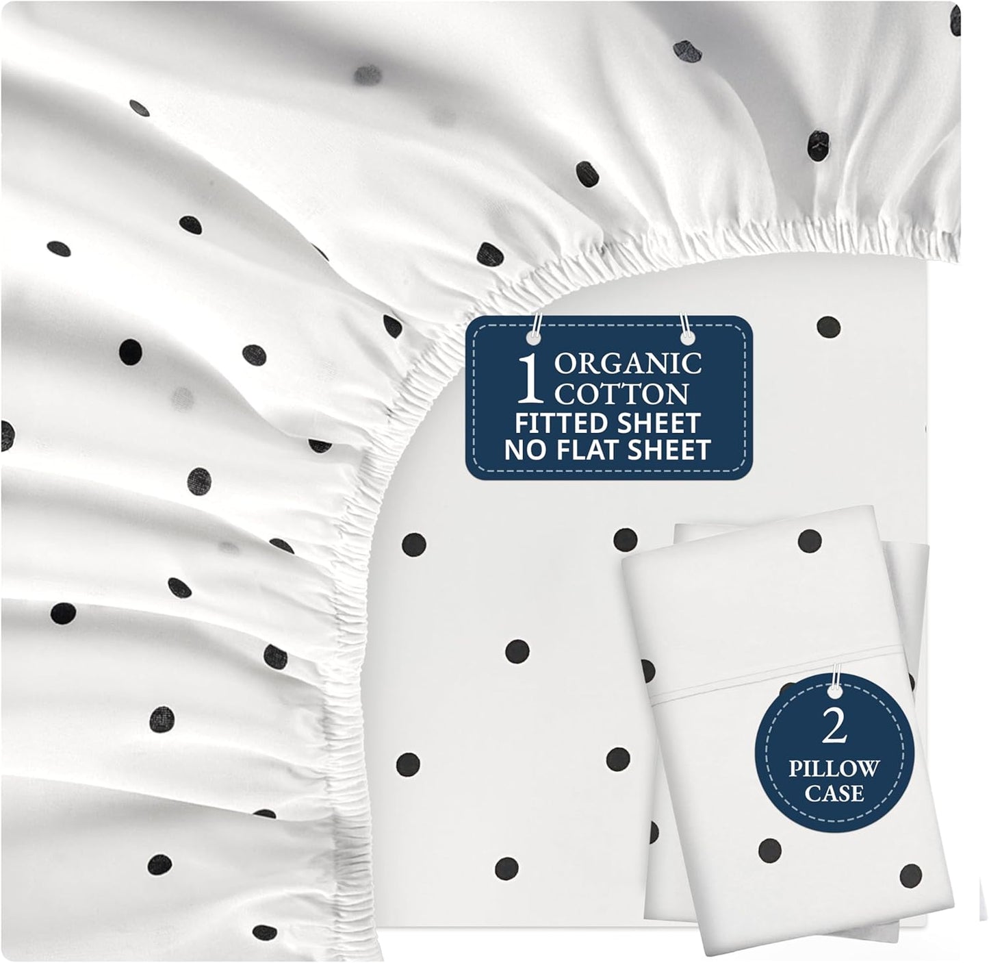 Organic Cotton King Fitted Sheet Set for Ultimate Comfort