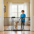Extra Wide Baby Gate with Door 52.76~62.2 in - Pressure Mount Safety