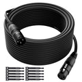 XLR Cable Microphone Cable 150 Feet - Heavy Duty Balanced Mic Cord