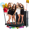 360 Photo Booth Machine for Parties - 4-6 People 39.4ft Flight Case