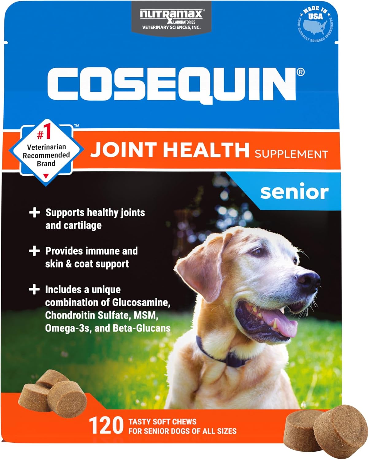 Cosequin for Senior Dogs - Joint Health Supplement Soft Chews