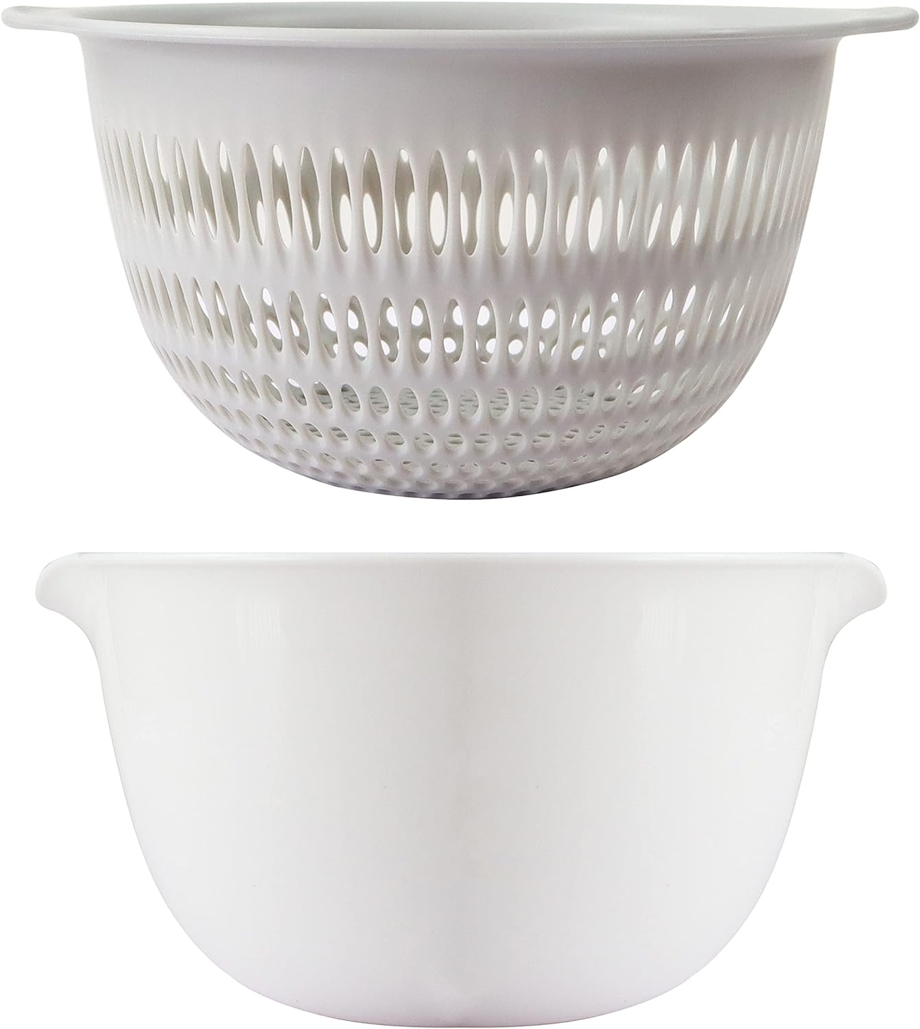 EIKS 2-in-1 Strainer Bowl: Hassle-Free Washing!