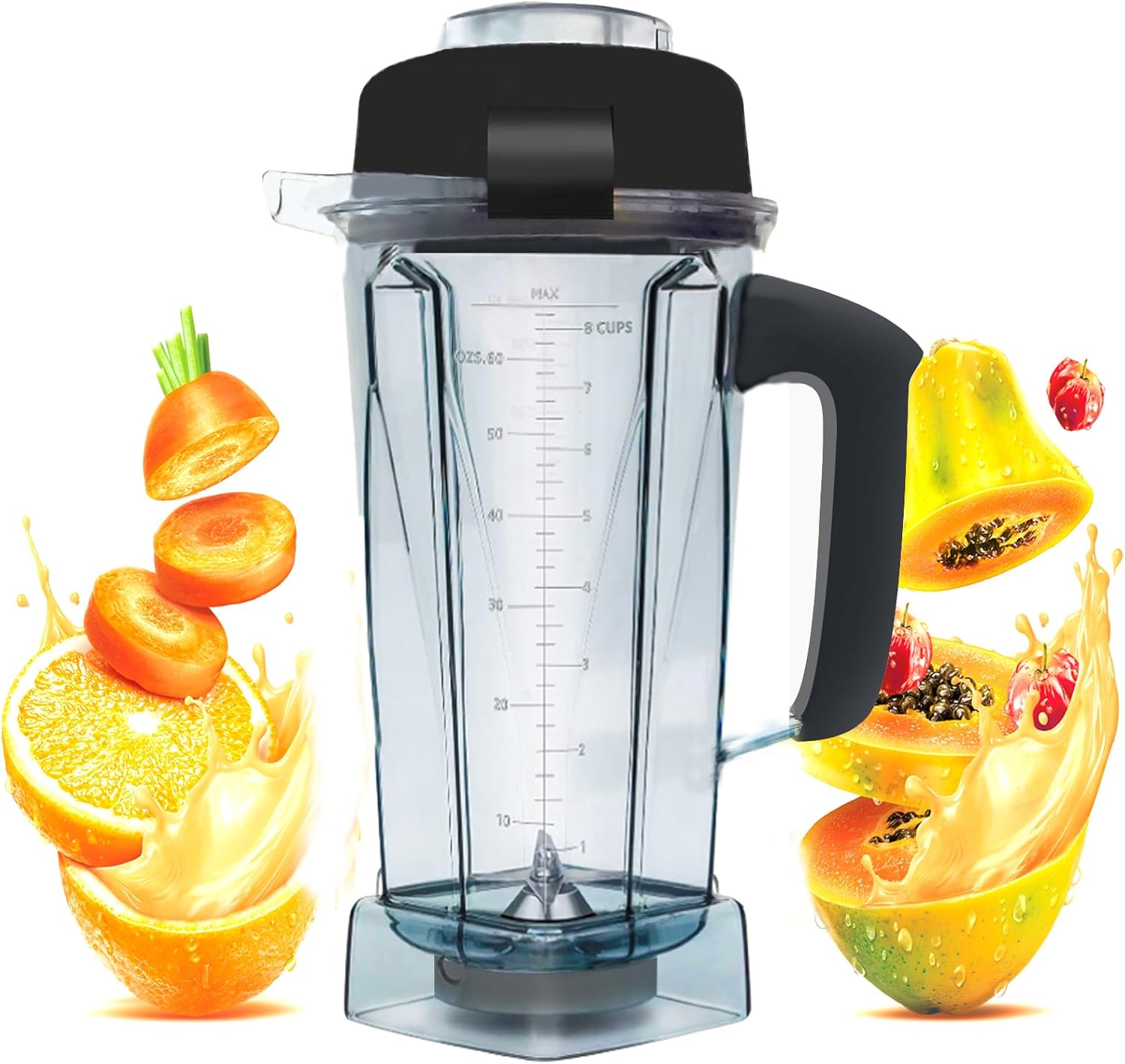 64oz Vitamix Blender Pitcher: Leak-Proof 10-Year Warranty