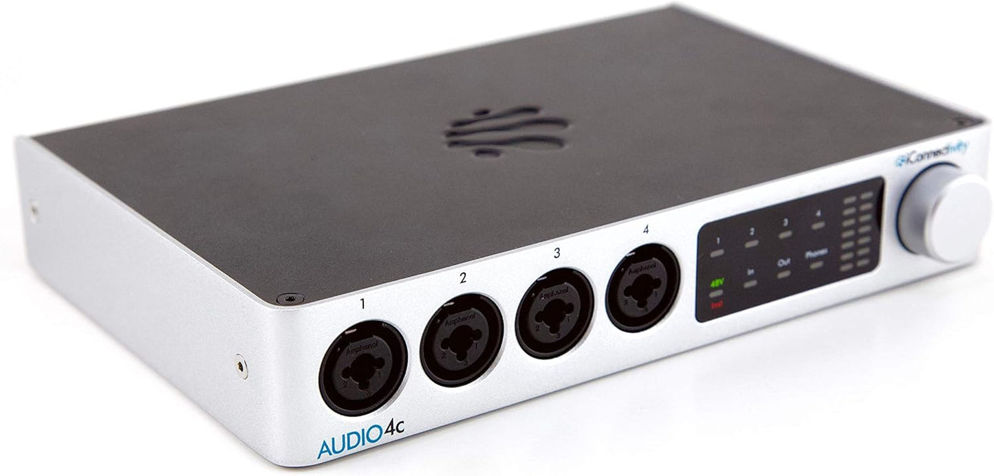 AUDIO4c Audio + MIDI Interface for Streaming and Recording