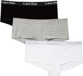 Calvin Klein Motive Cotton Boyshort Panties, 3 Pack - Comfortable