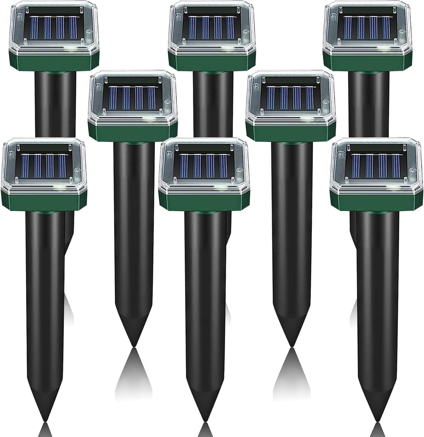 Sonic Mole Deterrent Spikes for Lawn and Garden Protection