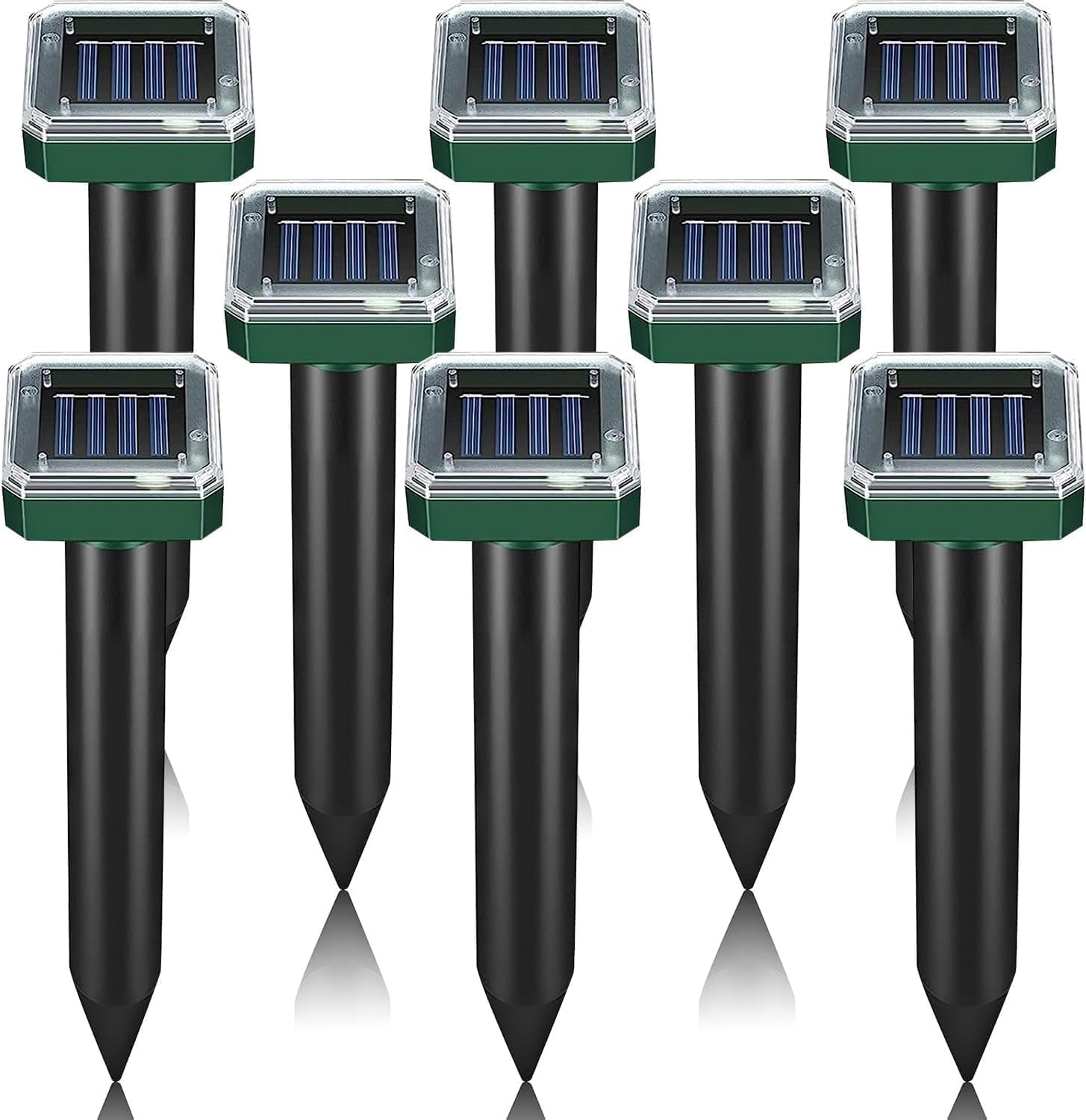Sonic Mole Deterrent Spikes for Lawn and Garden Protection