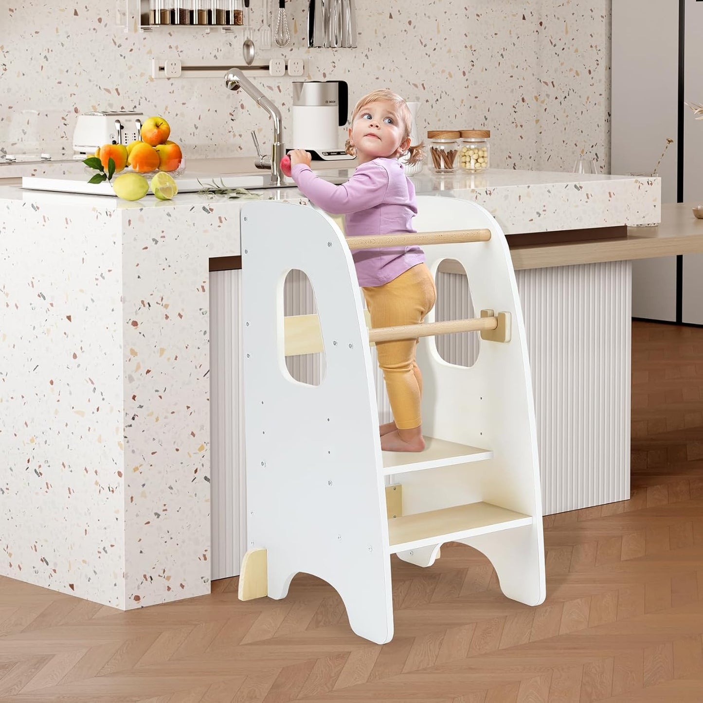 Ezebaby Toddler Standing Tower - Adjustable Kitchen Step Stool