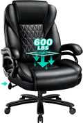 600lbs Big and Tall Office Chair with Pocket Spring Cushion
