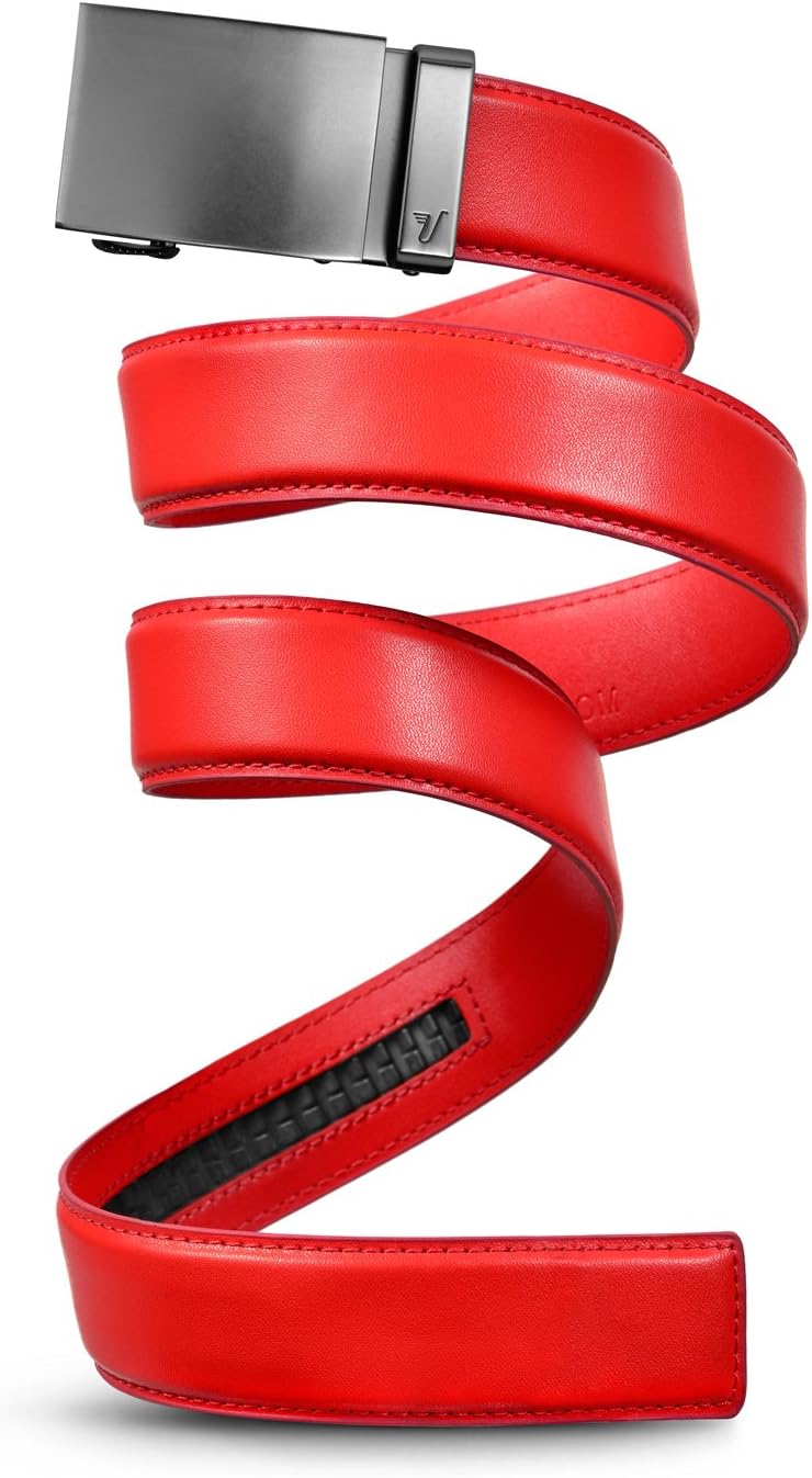 Mission Belt Men's Leather Ratchet Belt for Perfect Fit Every Time