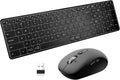 Wireless Bluetooth Keyboard and Mouse Combo - Multi-Device Slim Set