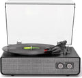 Vinyl Record Player 3-Speed Bluetooth Turntable - Rich Built-In Sound