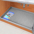 Under Sink Mat 40in x 22in Waterproof Silicone Liner - Cabinet