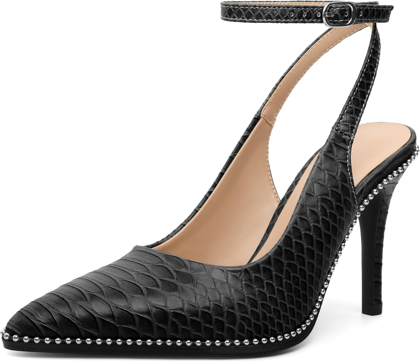 Slingback Heels for Women: Stylish Ankle Strap Stilettos
