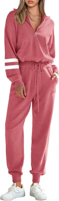 Women's 2 Piece Sweater Set Tracksuit - Cozy Everyday Outfit