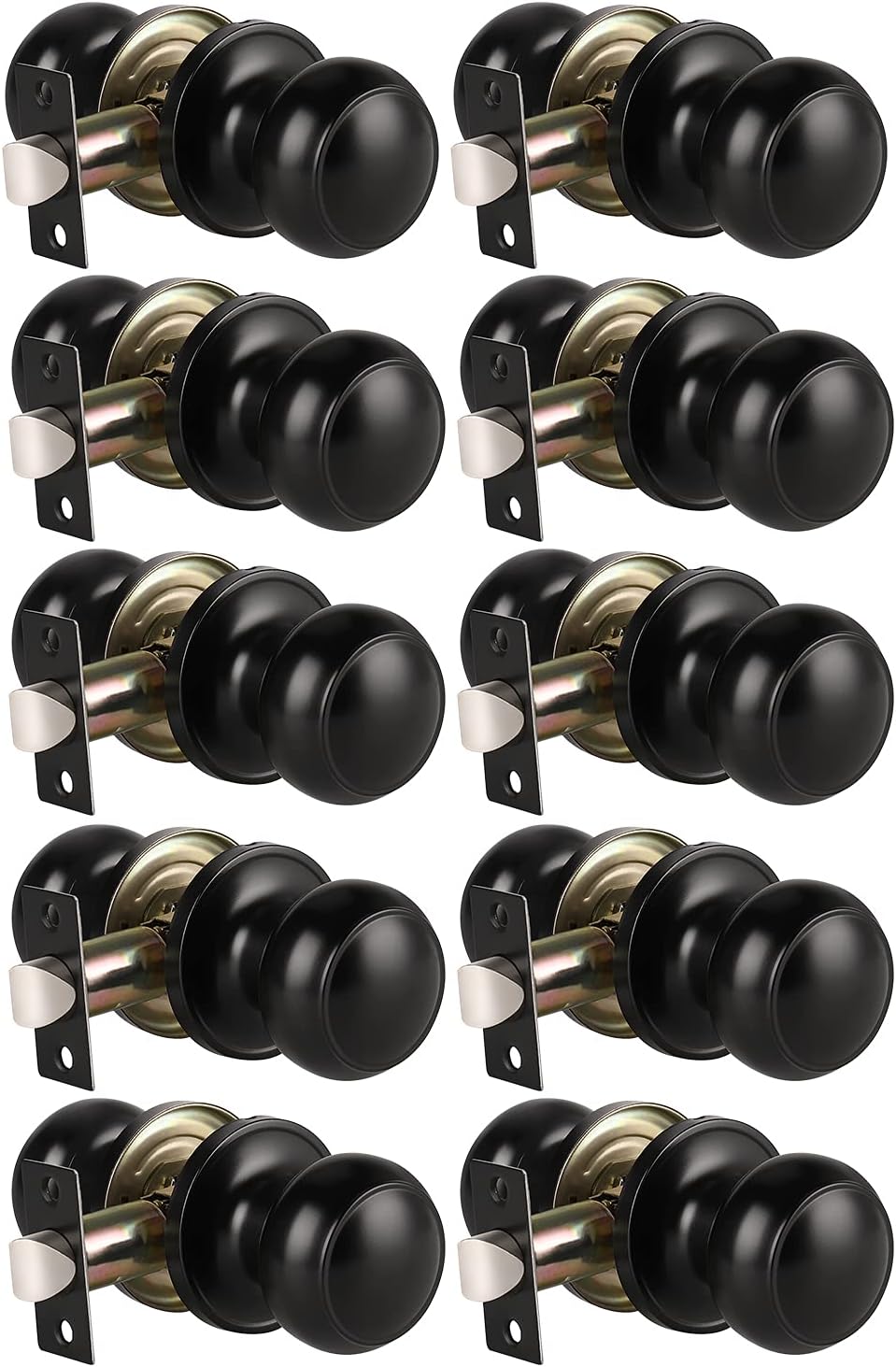 Modern Door Knob Set for Easy Installation and Classic Design