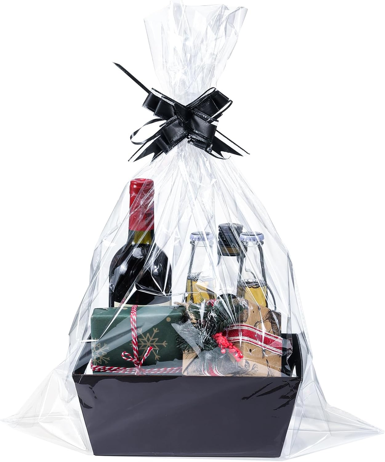 MADHOLLY 6 Set Baskets for Gifts - Sturdy Kraft Gift Kit