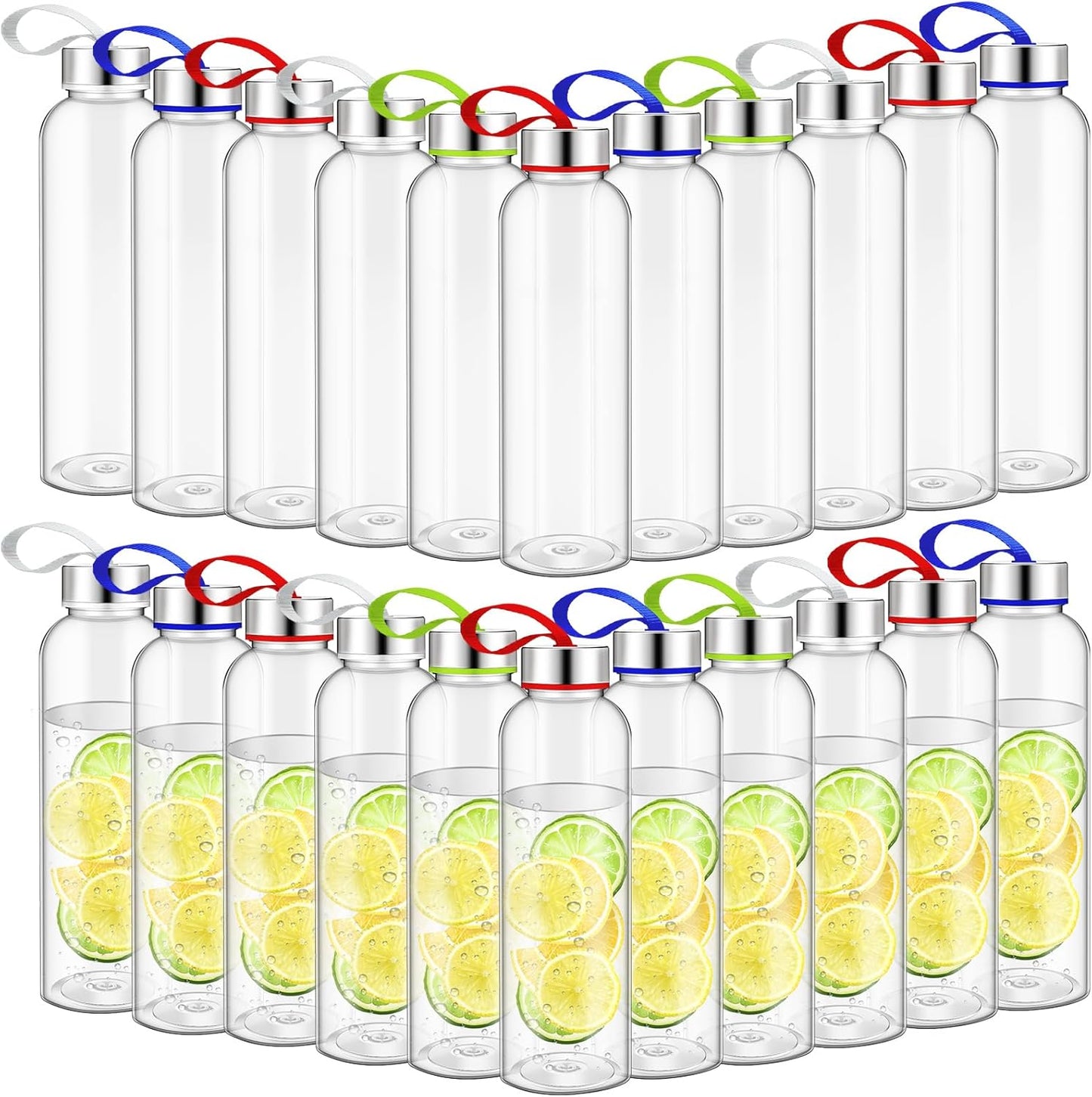 Zubebe Reusable Clear Water Bottles Bulk for Every Occasion