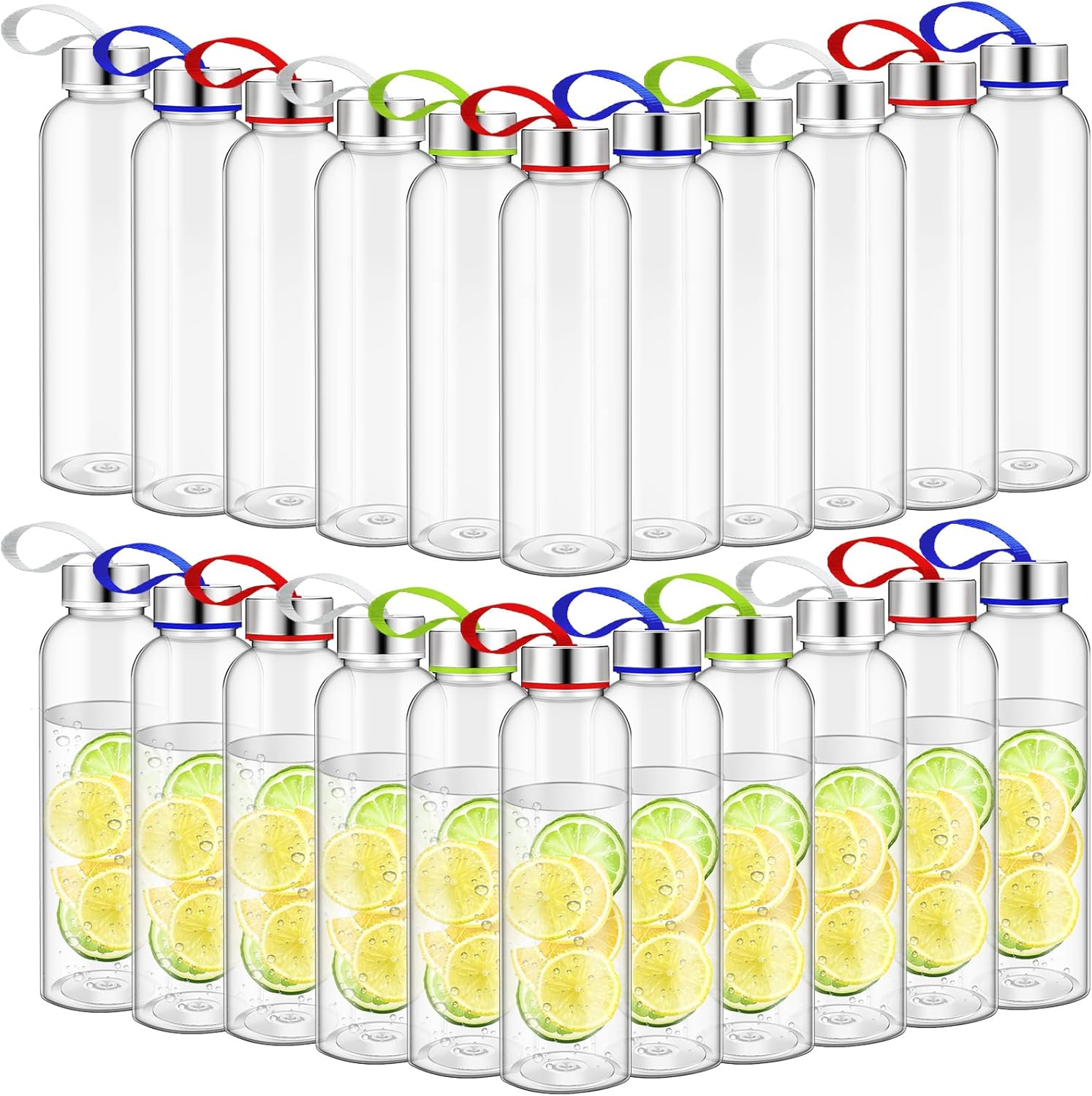 Zubebe Reusable Clear Water Bottles Bulk for Every Occasion