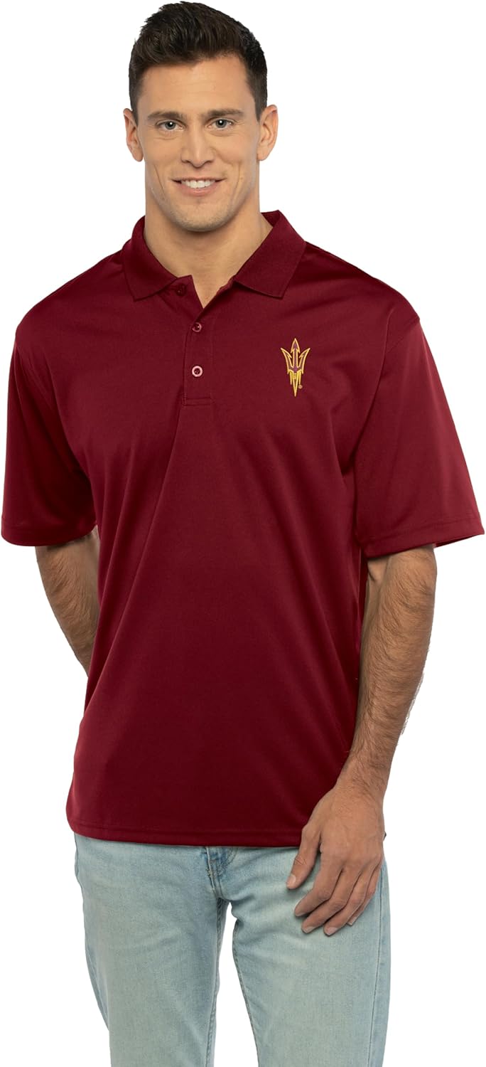 Men's Collegiate Premium Moisture Wicking Team Color Polo