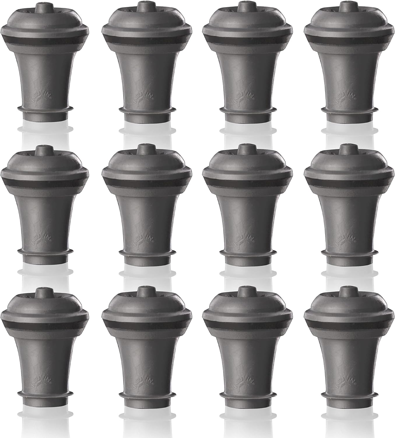 Vacu Vin Wine Saver Extra Stoppers Set of 12 for Fresh Wine