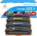 TRUE IMAGE 055 055H Toner Cartridge Set 4-Pack - Reliable High Yield