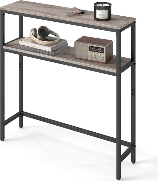 VASAGLE Console Table with 2 Shelves for Modern Living Spaces
