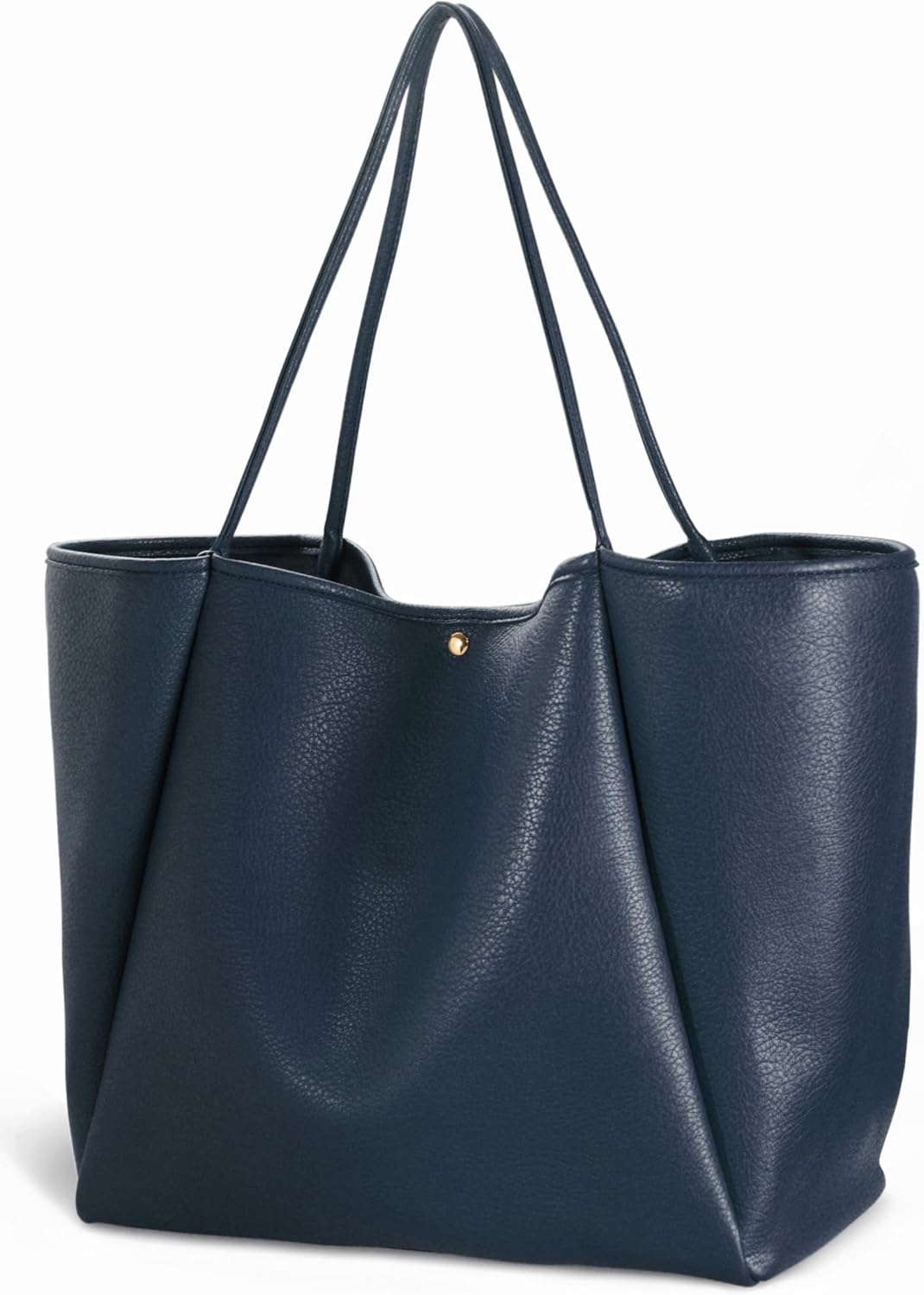 Oversize PU Leather Tote for Women - Perfect Weekender Bag