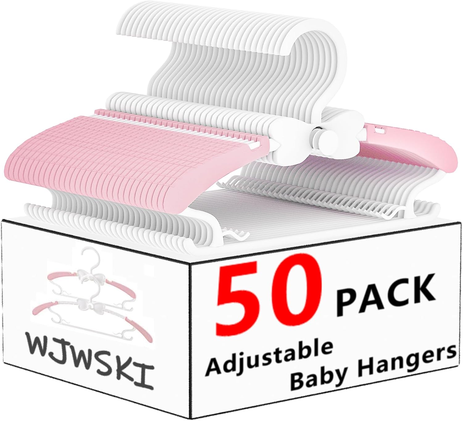 Adjustable Baby Clothes Hangers for Newborn Closet Organization