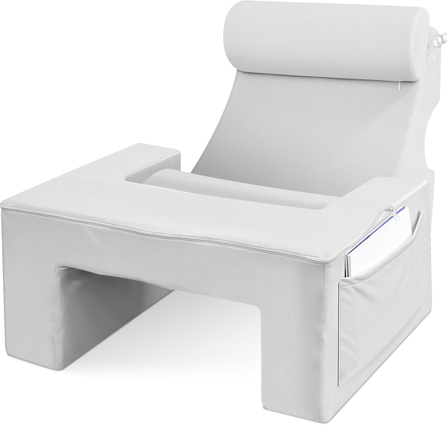 Adjustable Bed Rest Pillows Set - Comfy Reading & Gaming Support