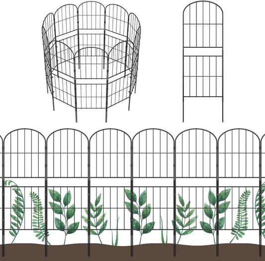 OUSHENG Decorative Garden Fence Panels for Yard and Patio