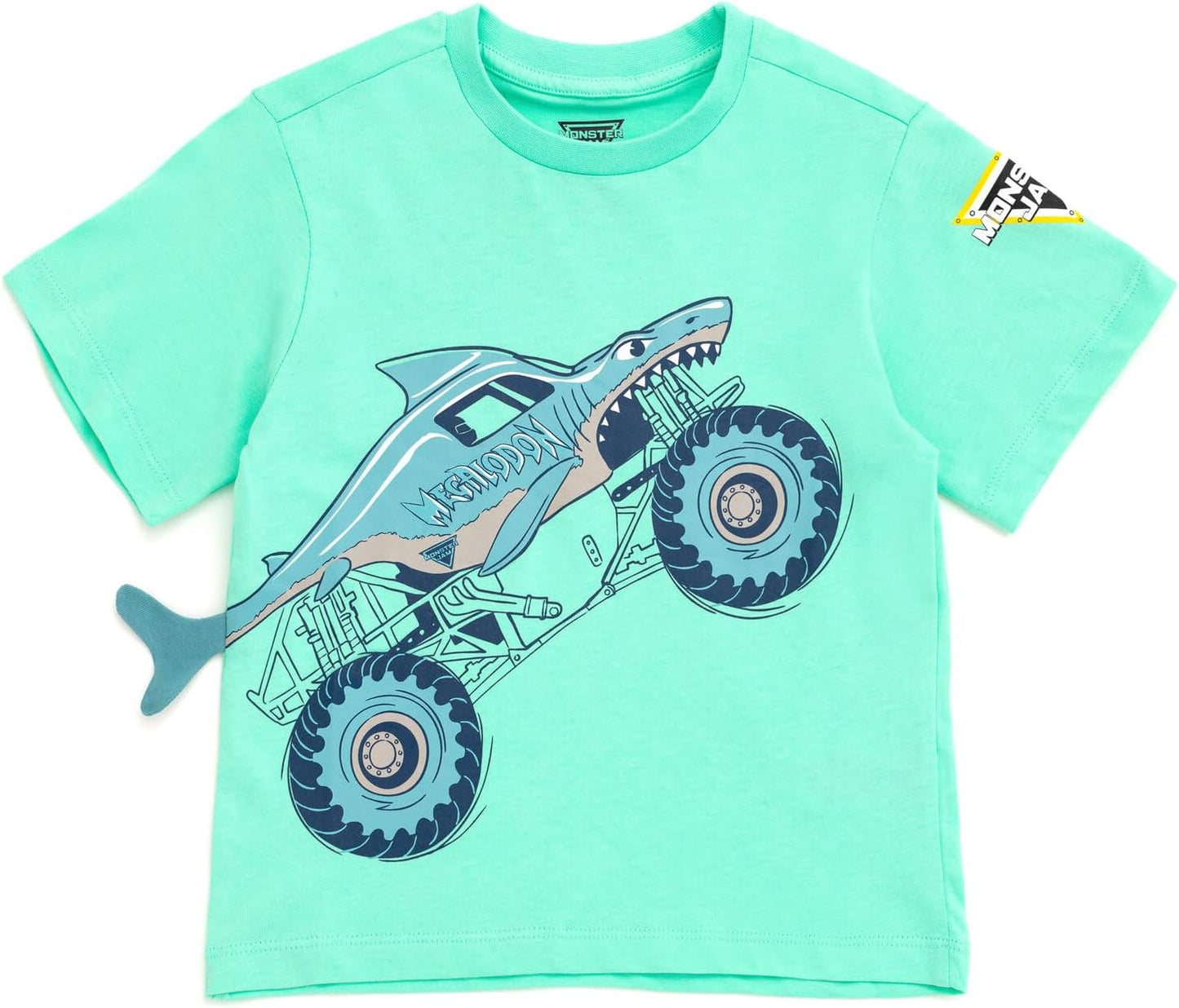Monster Jam T-Shirt for Kids Featuring Megalodon Design