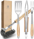 TIVOLI 4PCS Grilling Accessories Heavy Duty BBQ Tool Set - Durable