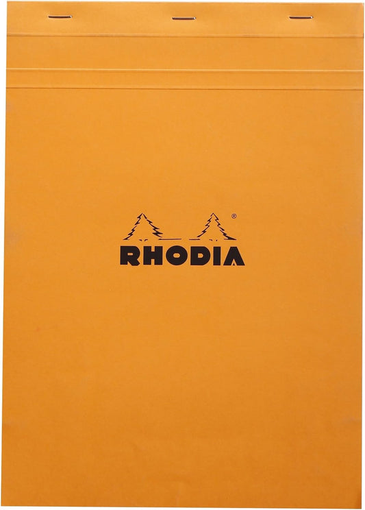 Rhodia Graph Notepad, Orange, Large Size, Smooth Writing