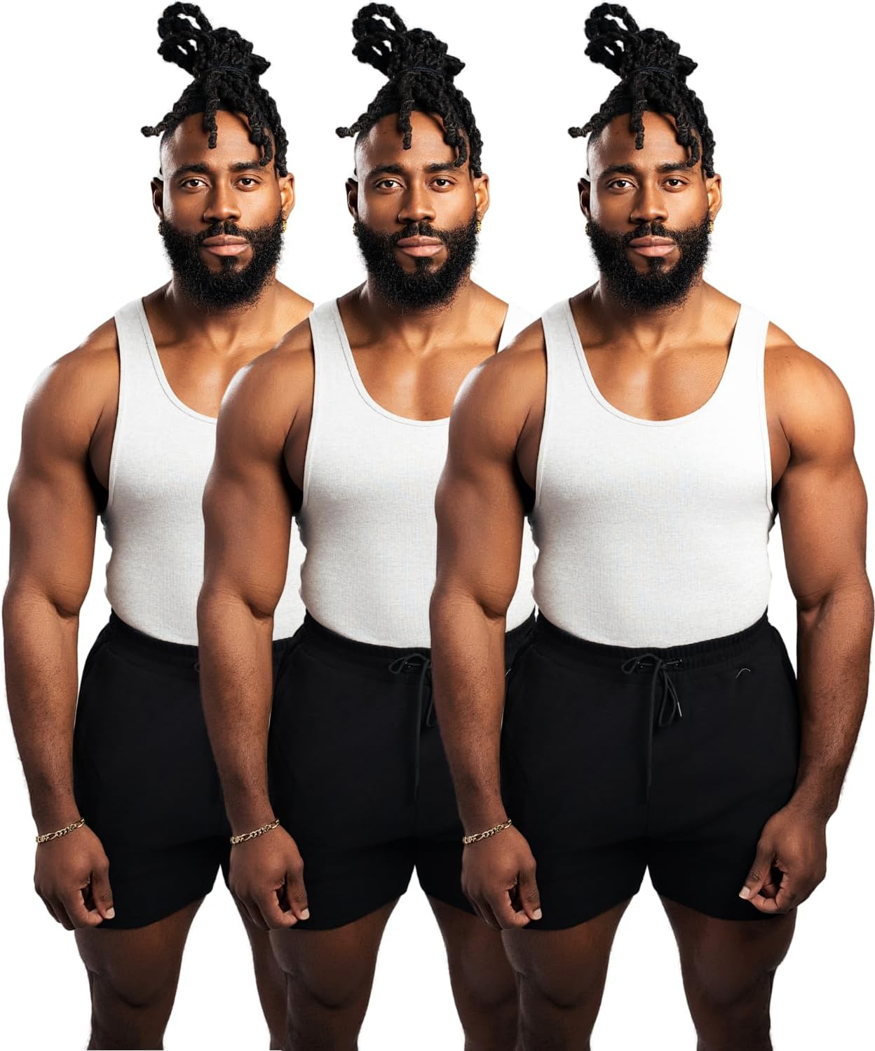 Ekkovision Beaters for Men - Comfortable Cotton Spandex Tanks