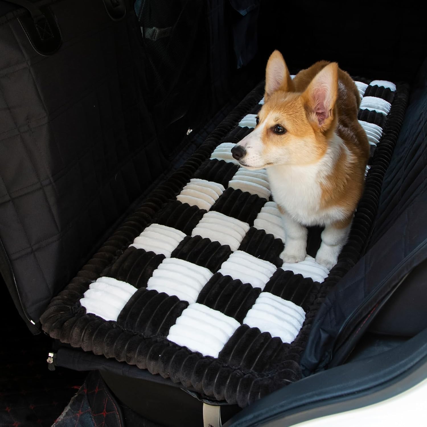Dog Bed for Car Travel, Large Washable Non-Slip Mat for Pets