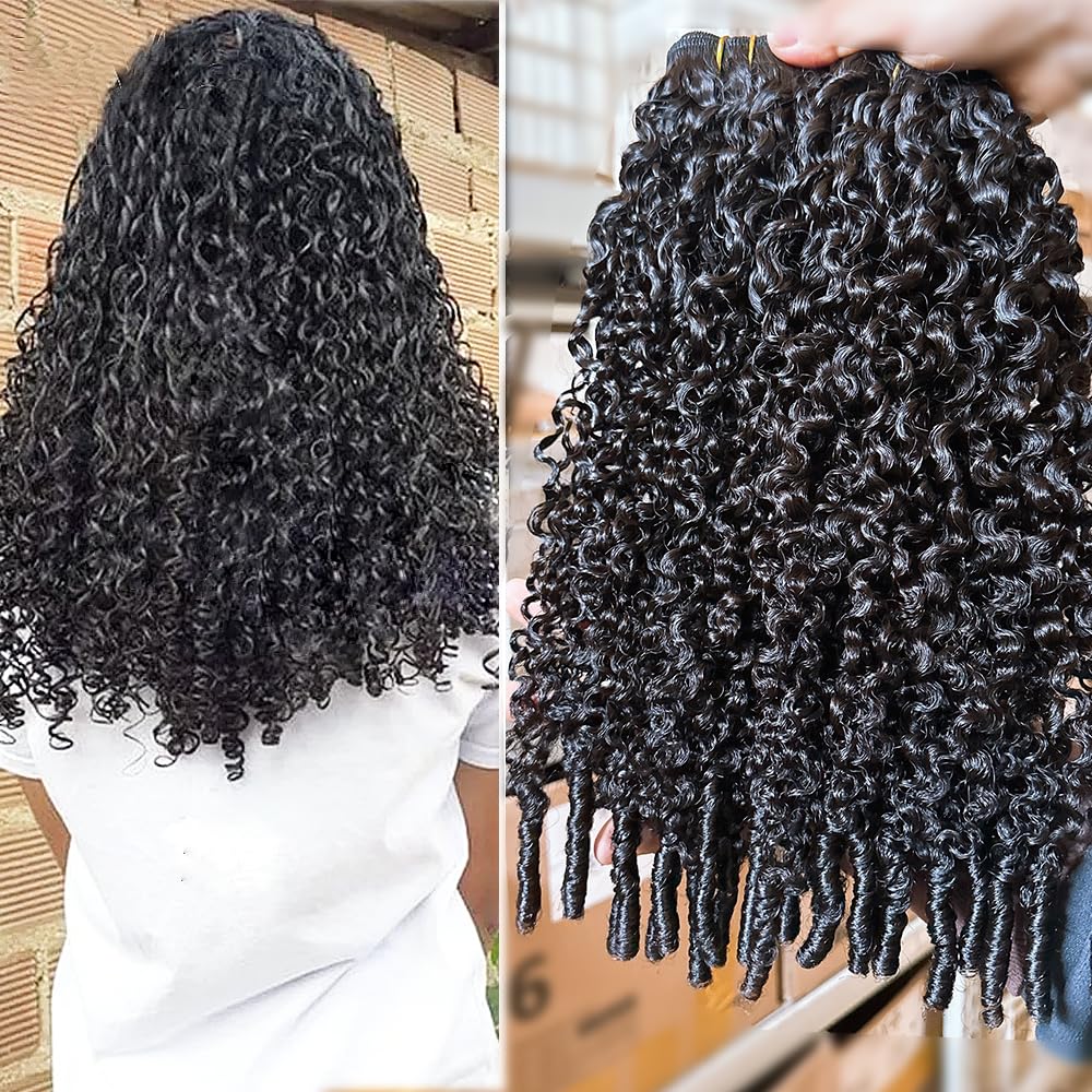 Burmese Curly Clip in Hair Extensions for Natural Black Women