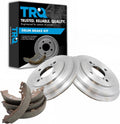 TRQ Rear Brake Drum & Shoe Kit Set for Honda Fit - Direct OE Fit