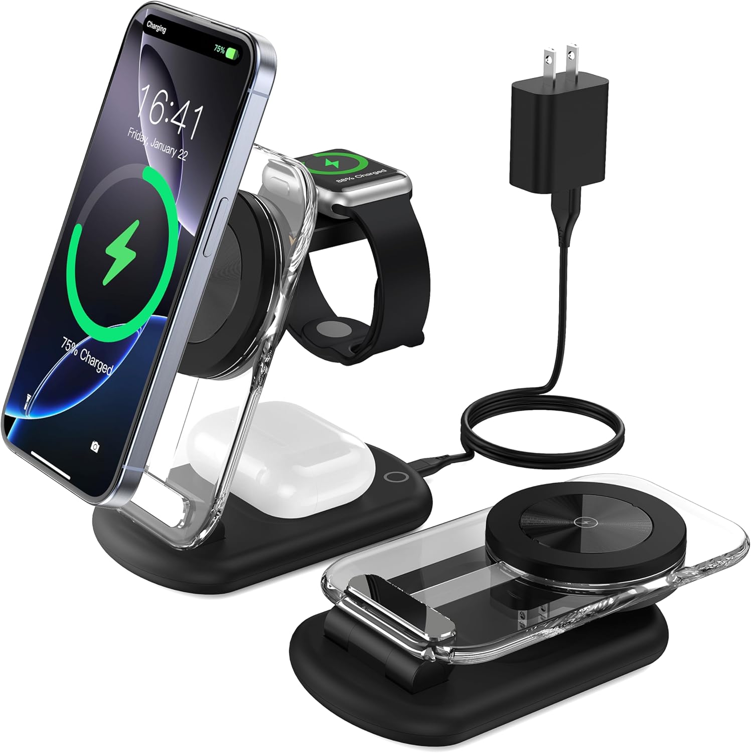 Fast 3-in-1 Mag-Safe Charger with Night Light - Mukiya