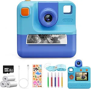 GREENKINDER Kids Camera Instant Print for Creative Fun
