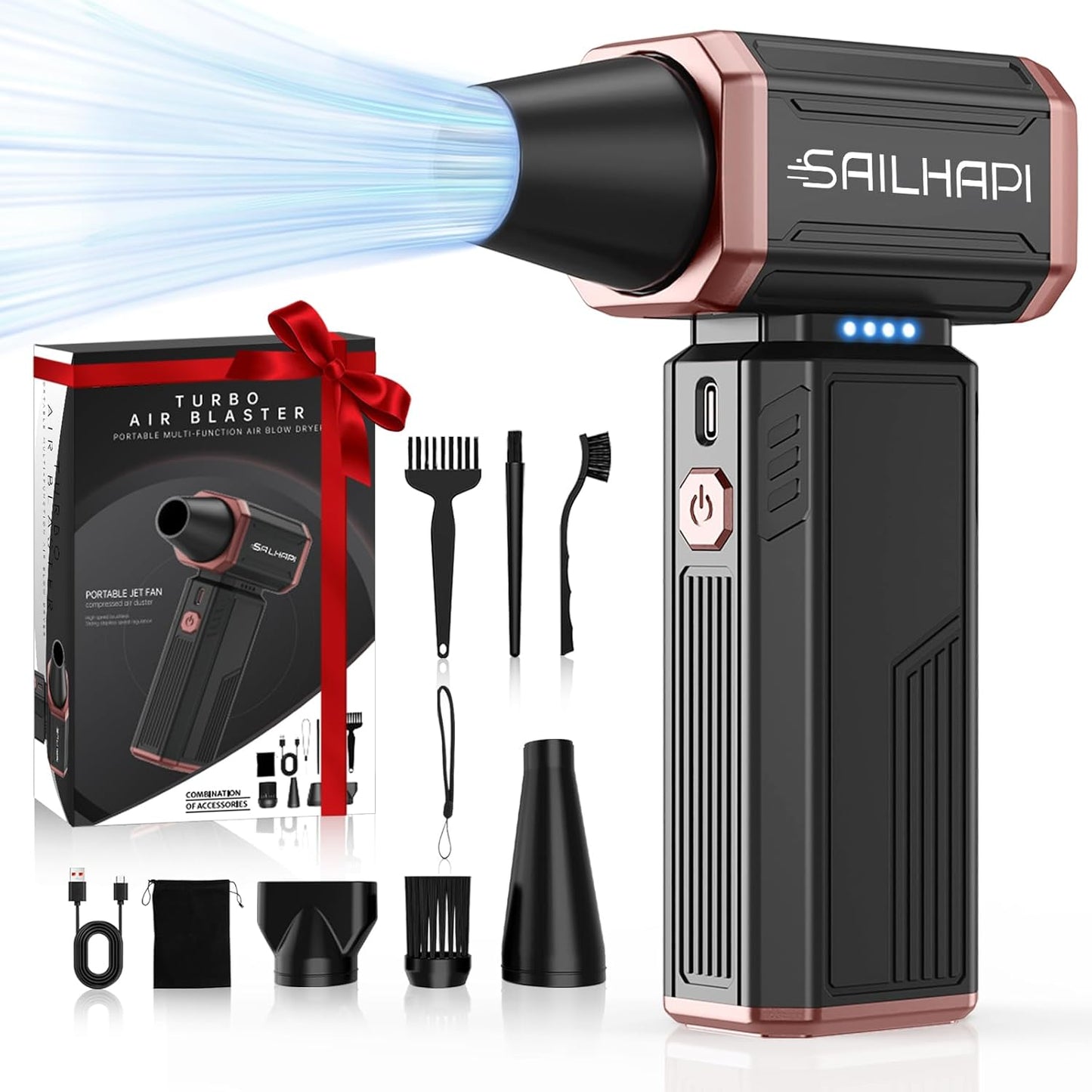 Compressed Air Duster 300000RPM for Powerful Cleaning Tasks