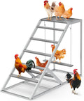 Chicken Coop Chicken Perches with Swing and Ladder - Engaging Roosting