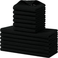 Cotton Kitchen Towels and Dishcloths Set - Soft Absorbent Bulk Pack
