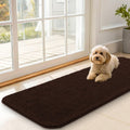 Dog Door Mat for Muddy Paws 47x17 - Absorbent Chenille Mud Mat