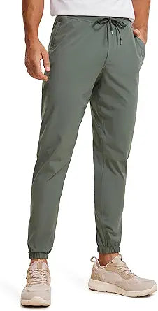 CRZ YOGA Mens 4-Way Stretch Comfy Athletic Pants for Workouts