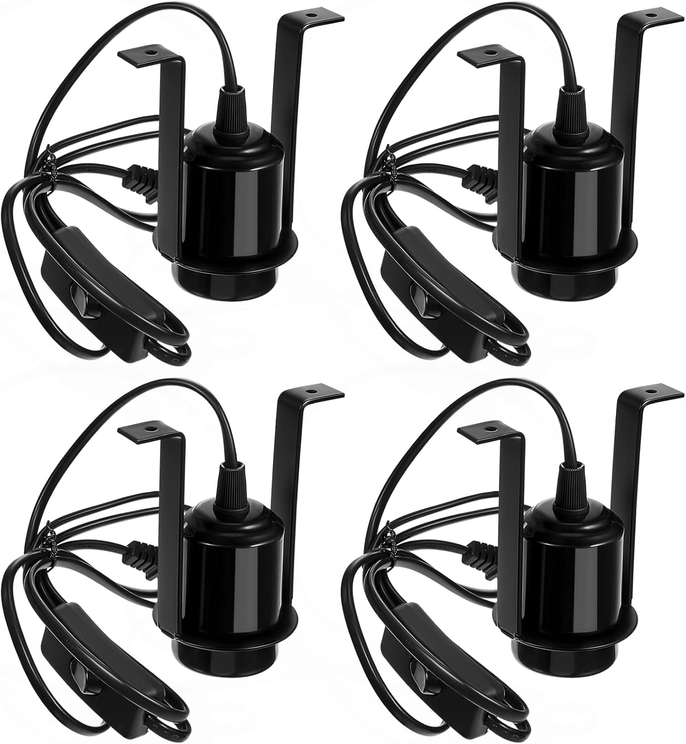 VIHOSE Reptile Ceramic Heat Lamp Holder for Terrariums and Pets