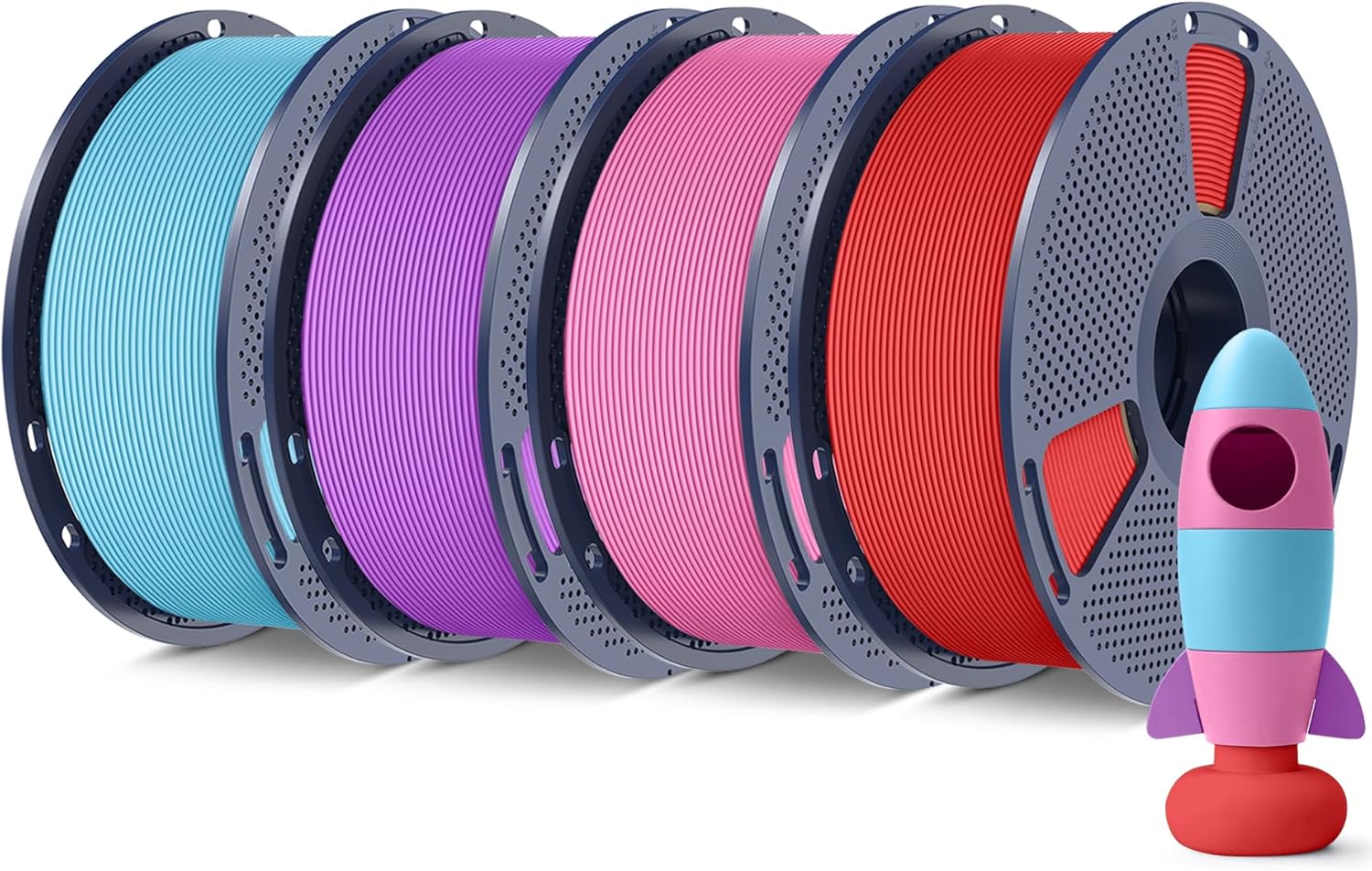 SUNLU PLA 4KG Bundle 3D Printer Filament for Quality Prints