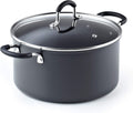 Cook N Home 6-Quart Hard Anodized Casserole Dutch Oven - Even Heating