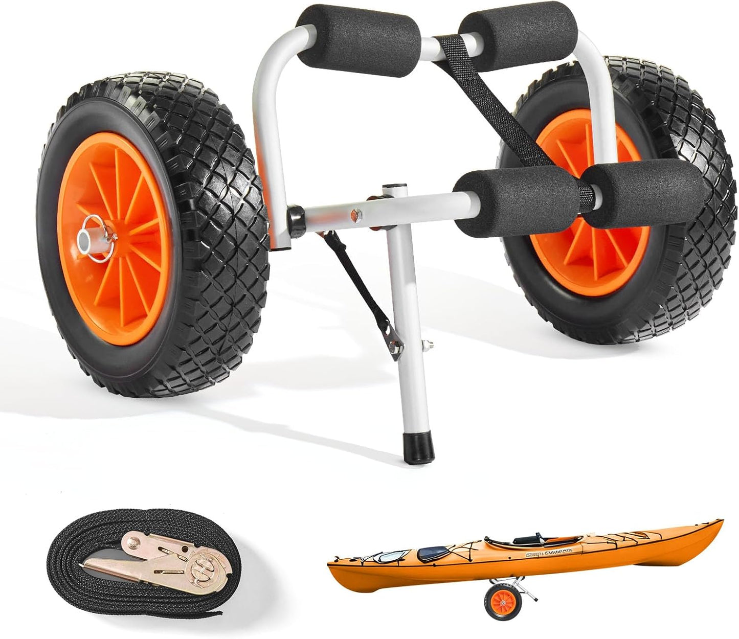 VEVOR Kayak Cart with 200 lbs Load Capacity for Easy Transport
